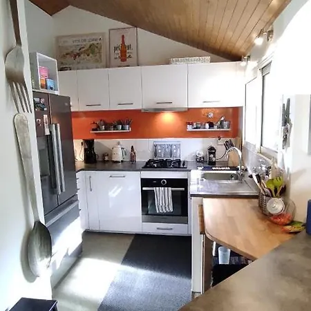 Nyaraló Maison Darchitecte A 40m Du Lac, Longarisse Lacanau